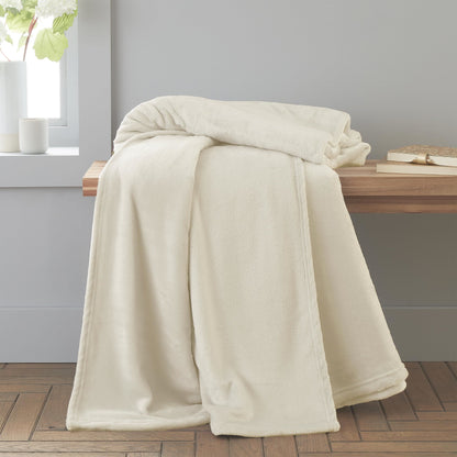 Raschel Cream Throw