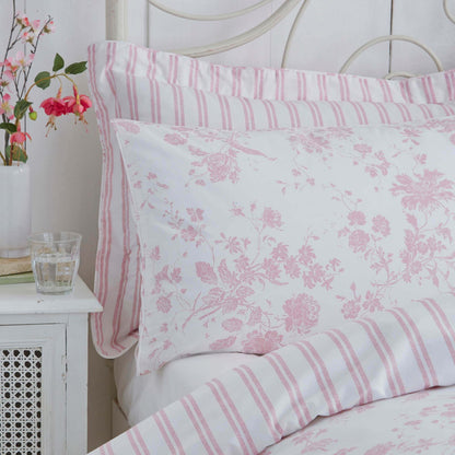 Amelie Pink Reversible Duvet Set