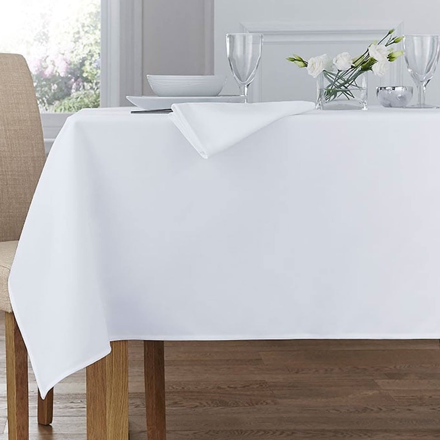 Forta White Tablecloths