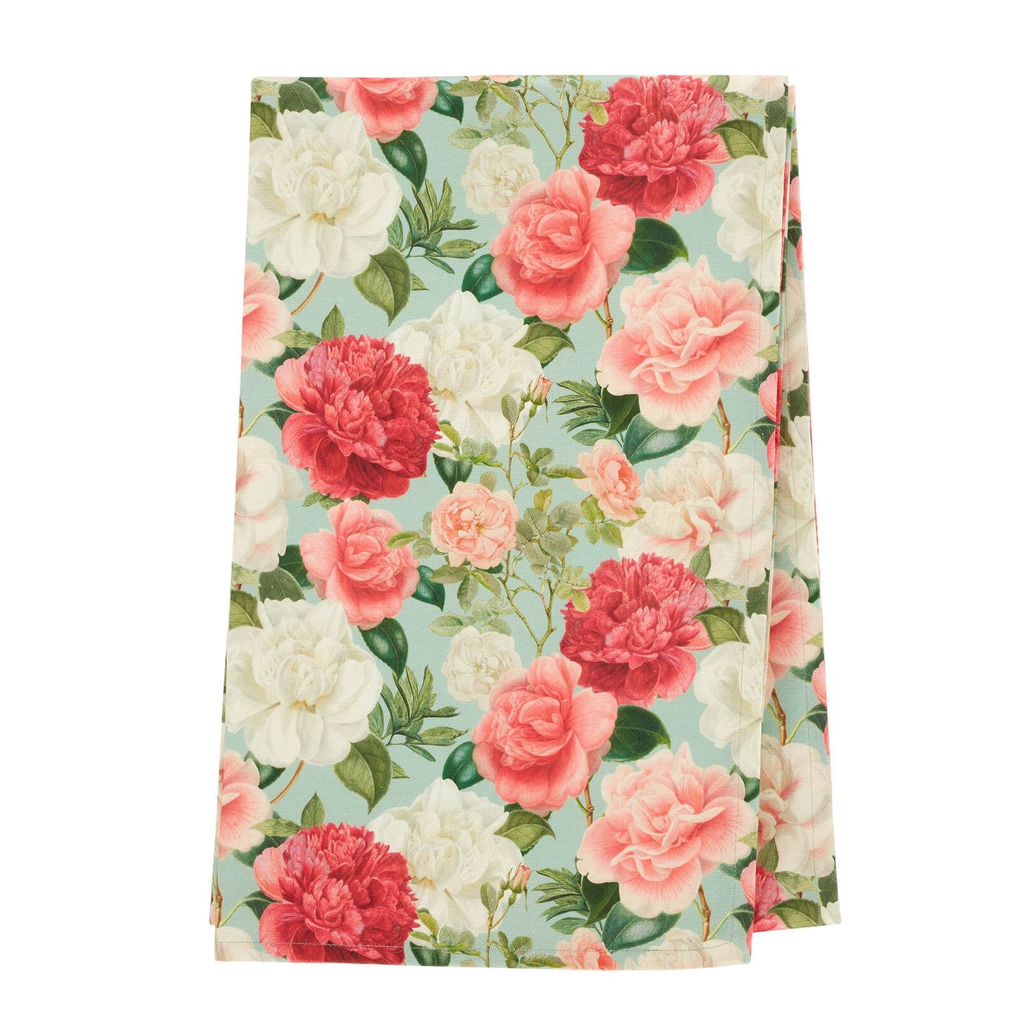 Rose Garden Green Table Cloth