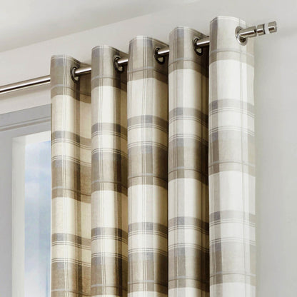 Balmoral Natural Eyelet Curtains