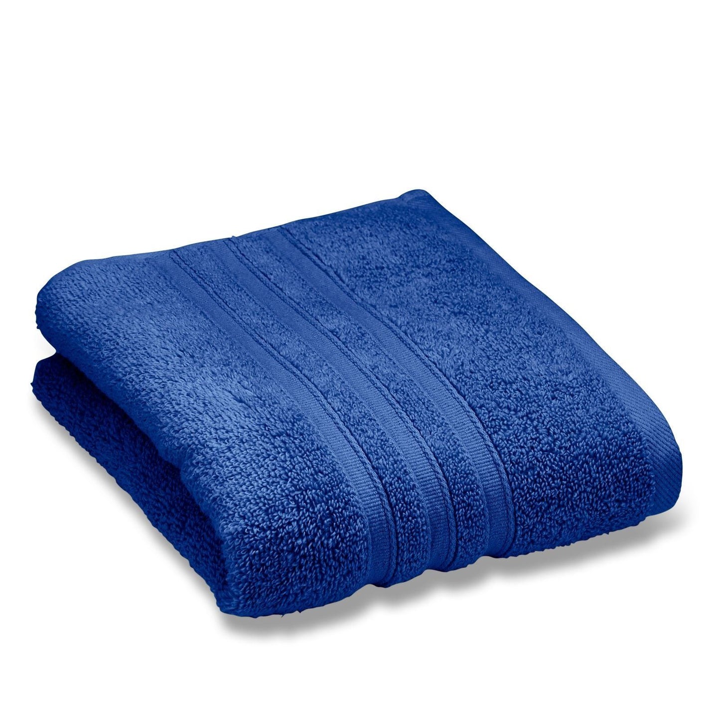 Catherine Lansfield Zero Twist Cobalt Blue Towel and Sheet