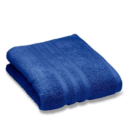 Catherine Lansfield Zero Twist Cobalt Blue Towel and Sheet