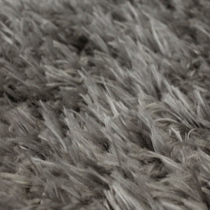 Lagom Mid Grey Plain Rug
