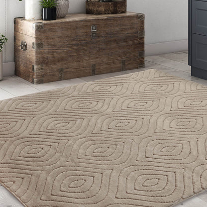 Malmo Tear Drop Natural Rug