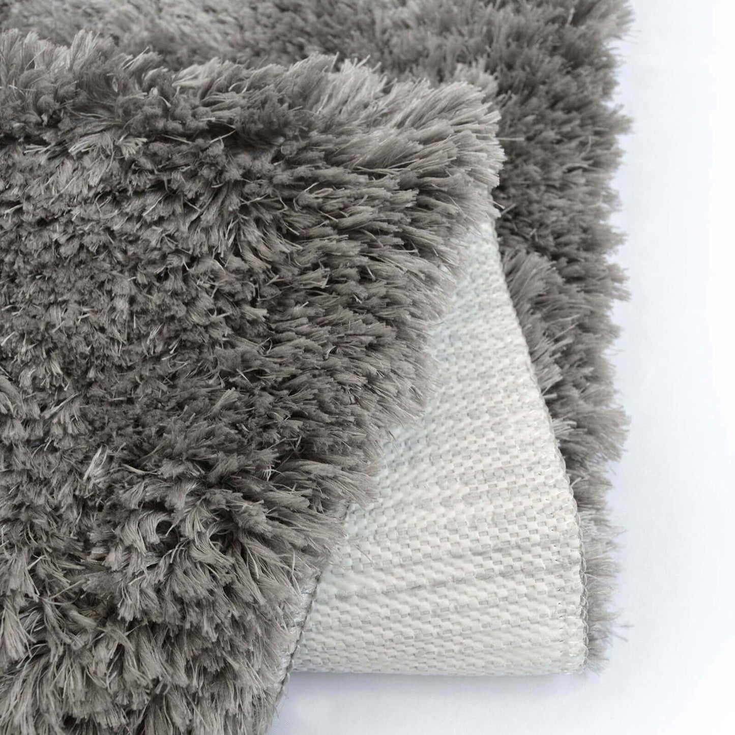 Soft Washable Cosy Grey Plain Rug