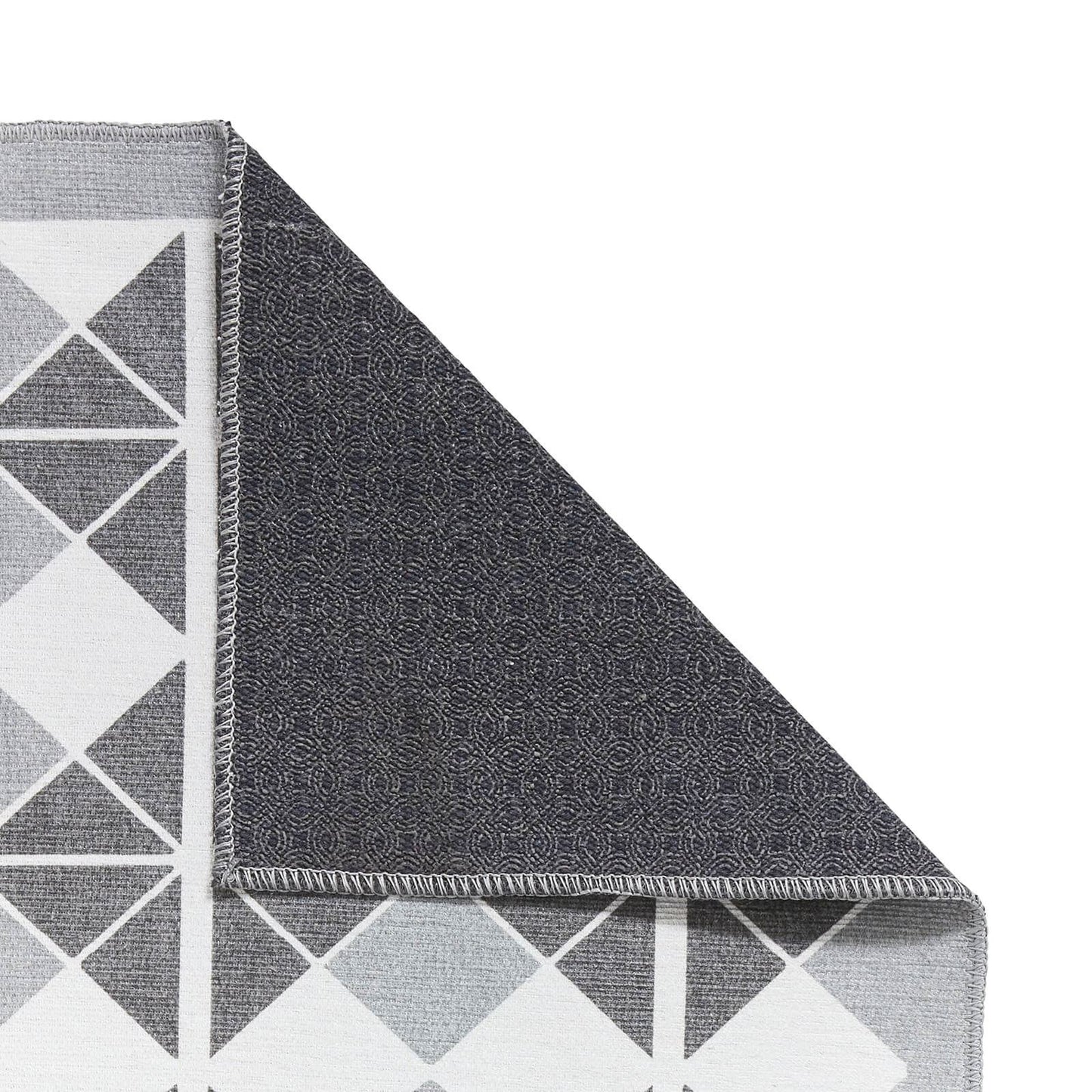 Victoria H1184 Grey/Dark Grey Washable Rug