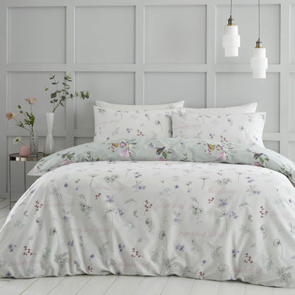 Songbird Sage Green Duvet Set