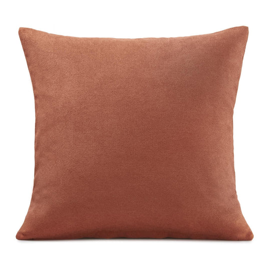 Velvet Chenille Orange Cushion Cover