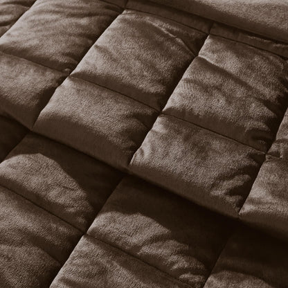 Catherine Lansfield Kingsley Soft Matt Velvet Bedding Duvet Cover Set Chocolate