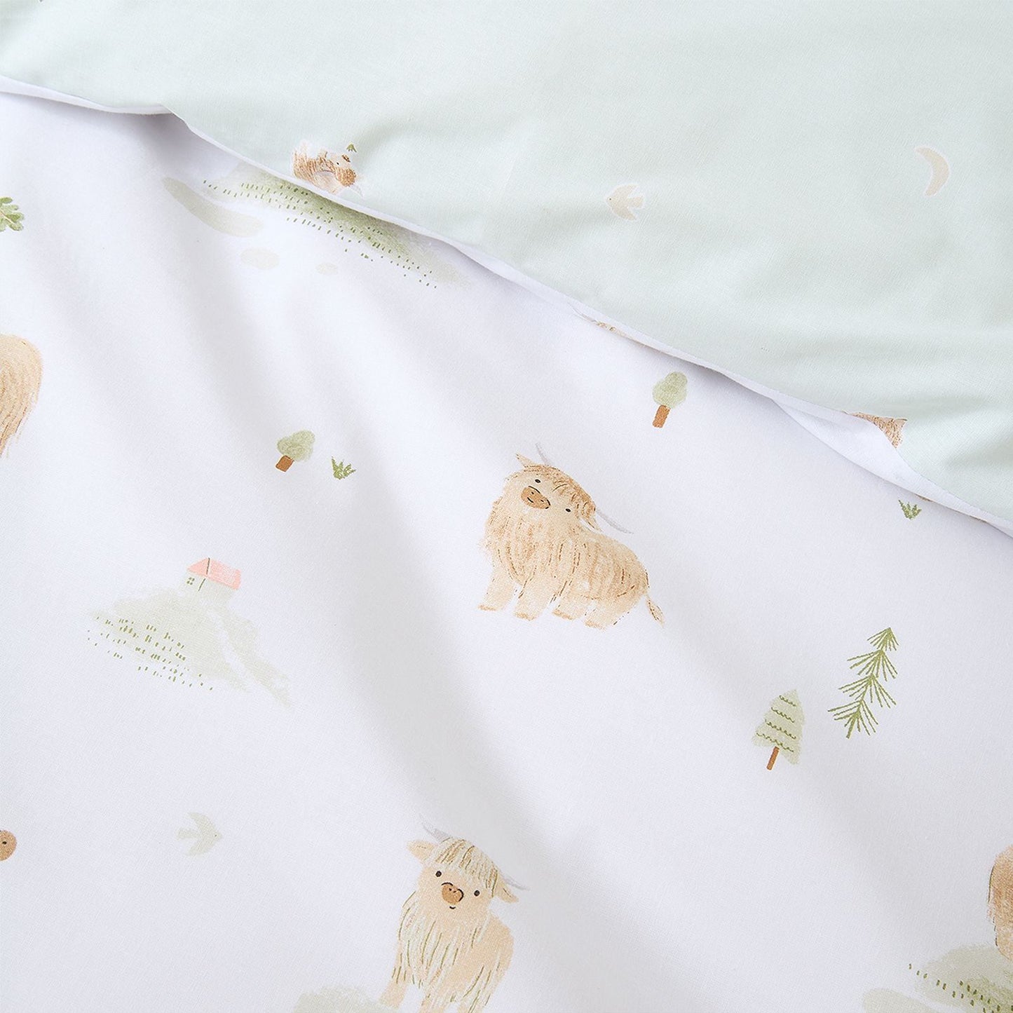 Bianca Mini Moo White Duvet Cover Set