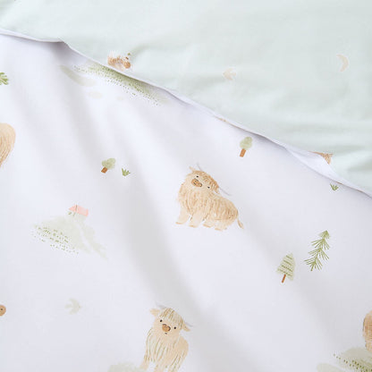 Bianca Mini Moo White Duvet Cover Set