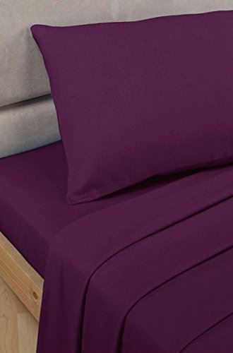 SleepND Percale Aubergine Fitted Sheet