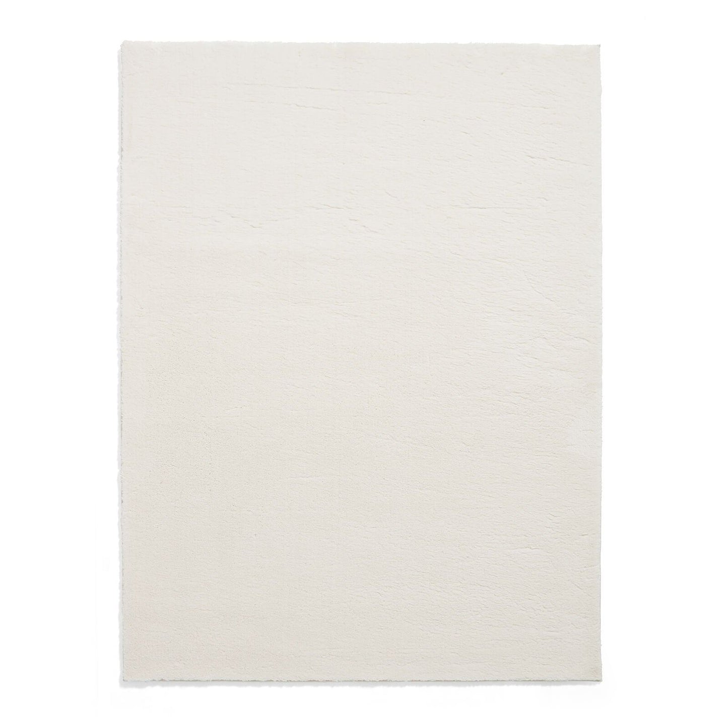 Bay Ivory Plain Shaggy Washable Rug
