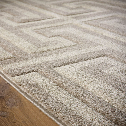 Origins Greek Key Taupe/Beige Vision Rug