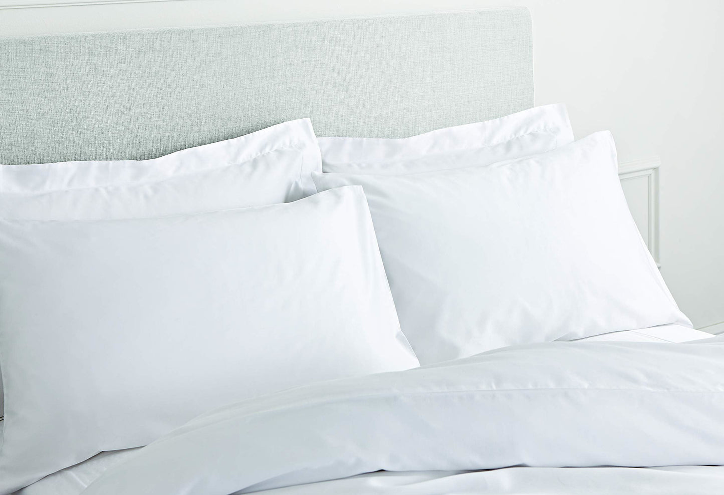 400TC Cotton Sateen White Duvet Set