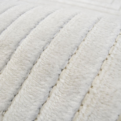 Malmo Maze White Contemporary Rug