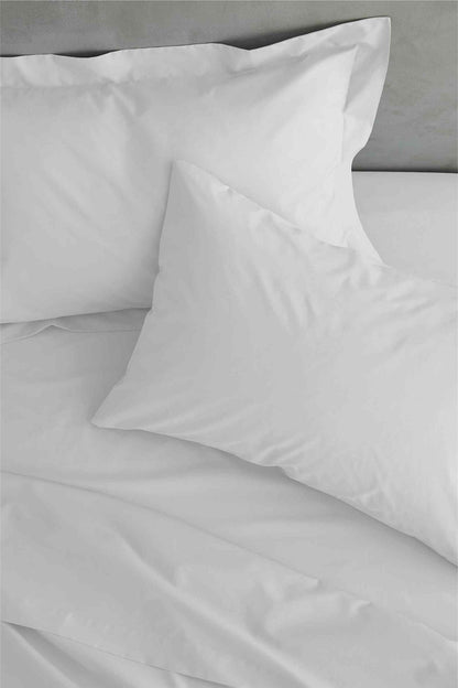 Easy Iron Percale White Base Valance Sheet