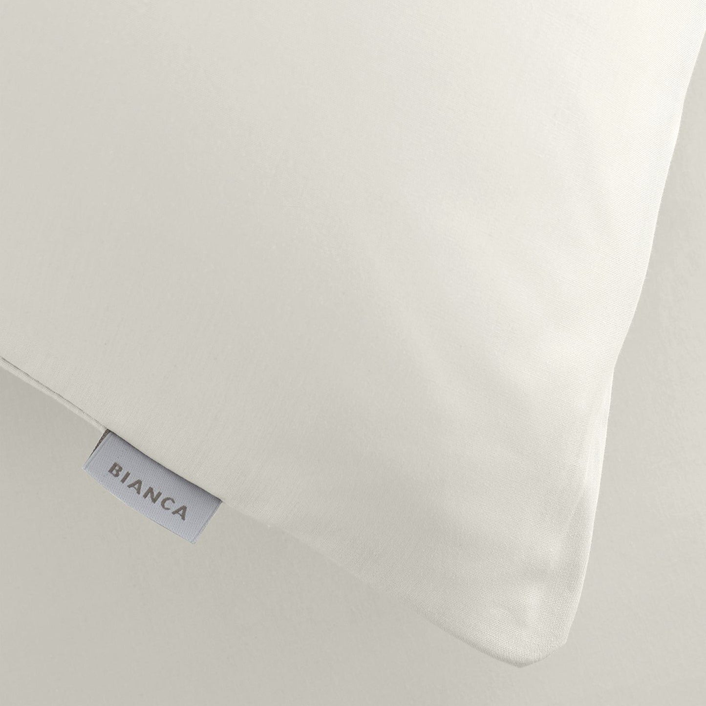 200 Thread Count Cotton Percale Cream Pillow case Pair with envelope closure