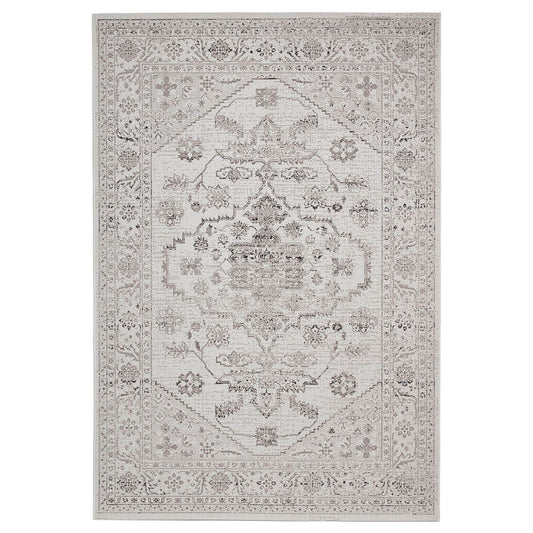 Miami 19517 Ivory/Black Flatweave Rug