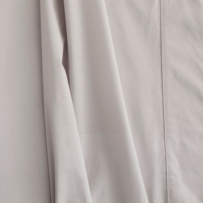 300TC Organic Percale Dove Flat Sheet