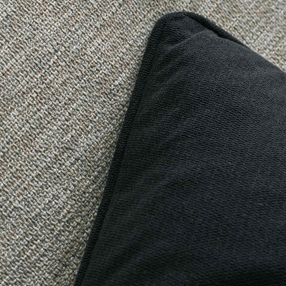 Wilson Velvet Black Filled Cushion