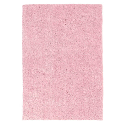 Snug Pink Plain Rug