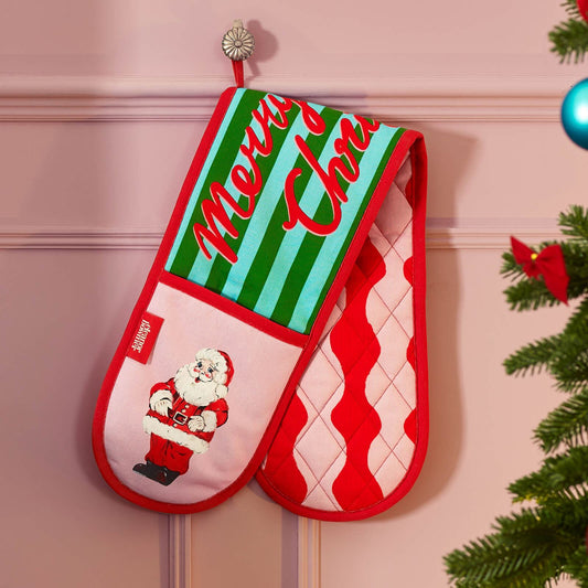 eleanor-bowmer-santa-cotton-kitchen-double-oven-glove-bright