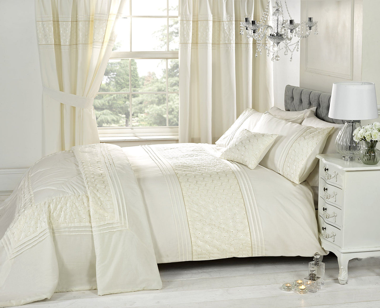 Everdean Cream Duvet Set