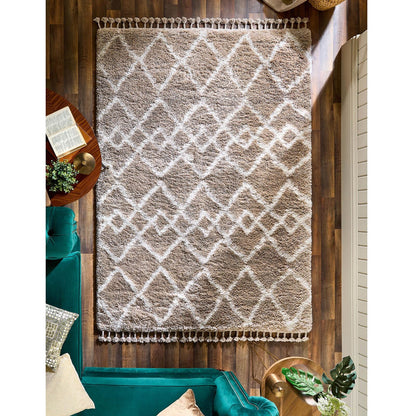 Morocco Beige Modern Rugs