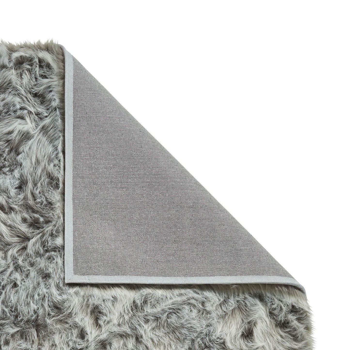 Polar Plush Light Grey Soft Shaggy Rug