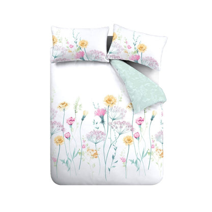 Catherine Lansfield Meadowsweet Floral Bright Duvet Cover Set