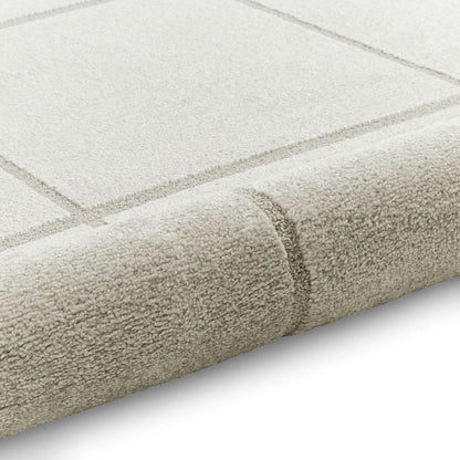 Elio 70100 Silver Modern Geometric Rug