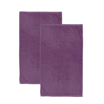 Quick Dry Towel Plum Bath Sheet Pair