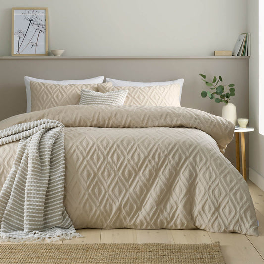 Jacob Geo Natural Duvet Cover Set