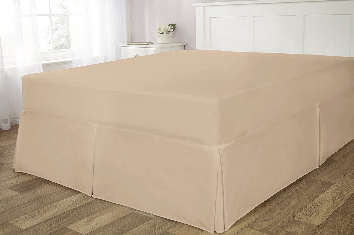 56P Natural Fitted Valance Sheet