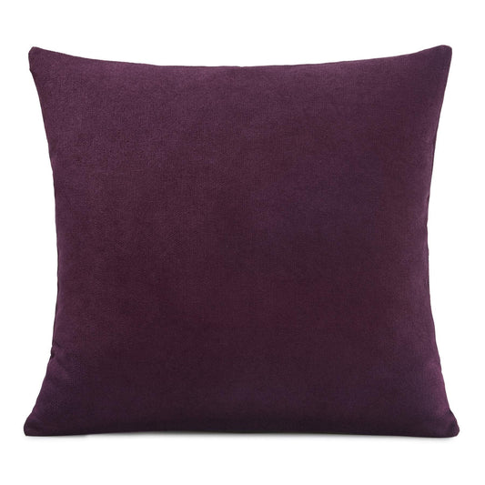 Velvet Chenille Aubergine Cushion Cover