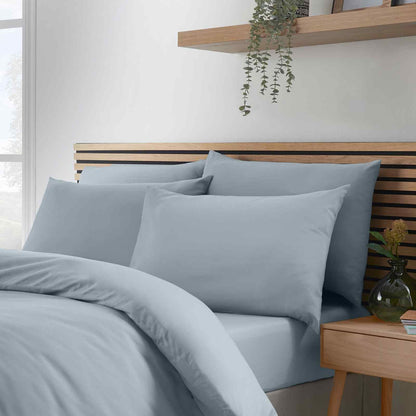 So Soft Non Iron Slate Grey Standard Pillow case Pack of 4 with envelope closure