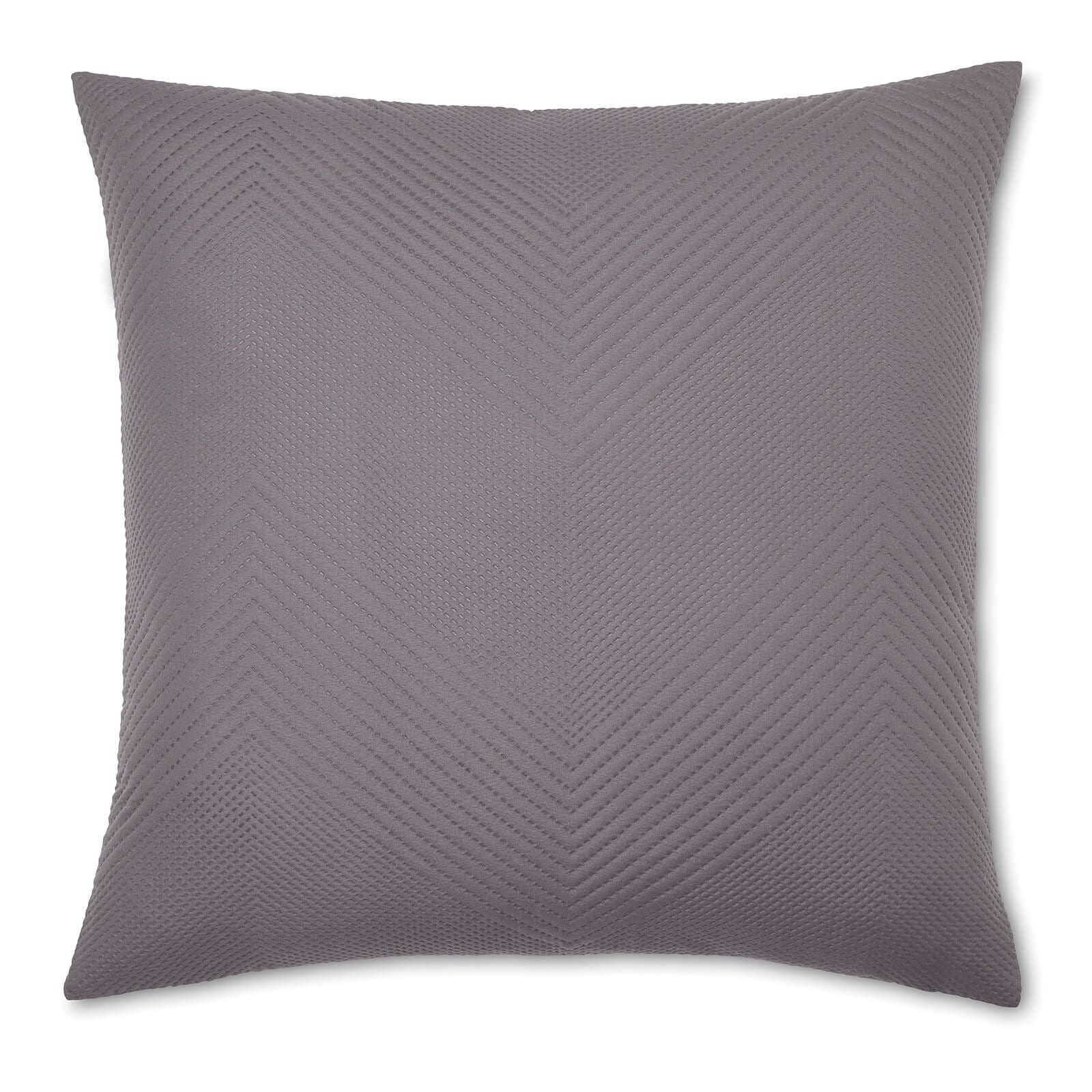 Downstairs Living Pinsonic Charcoal Grey Filled Cushion