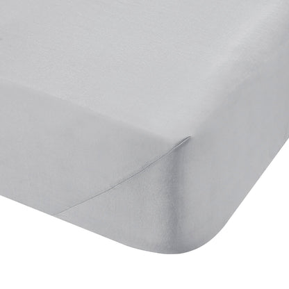 500TC Grey Fitted Sheet