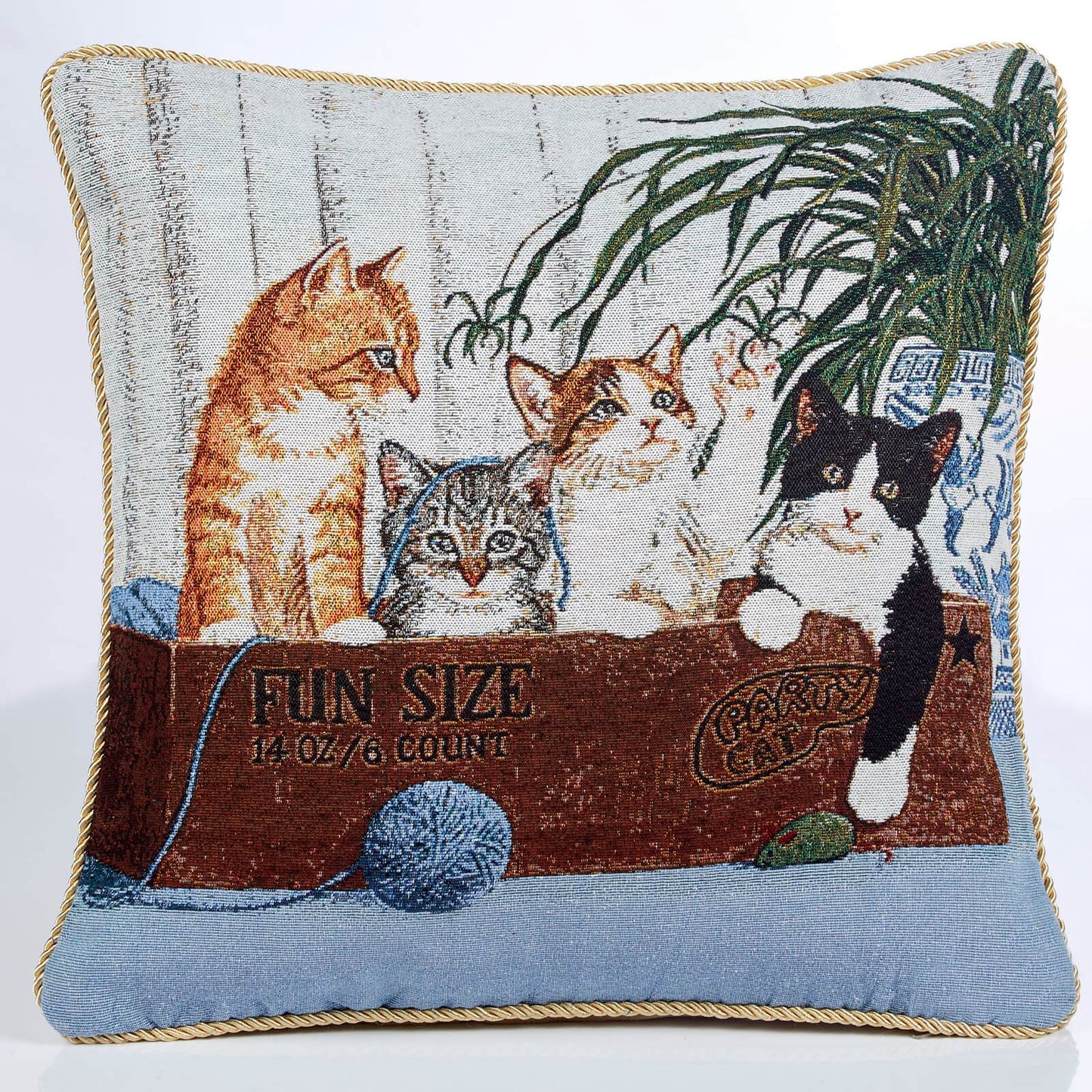 Tapestry Kittens Cushion Cover