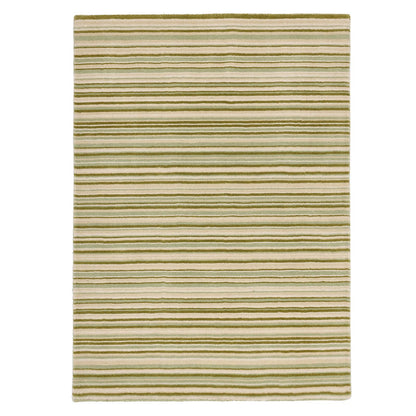 Origins Fine Stripes Green Rug - 120 x 170cm (4ft 0" x 5ft 7")