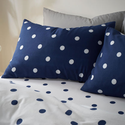 Spot Navy Duvet Set