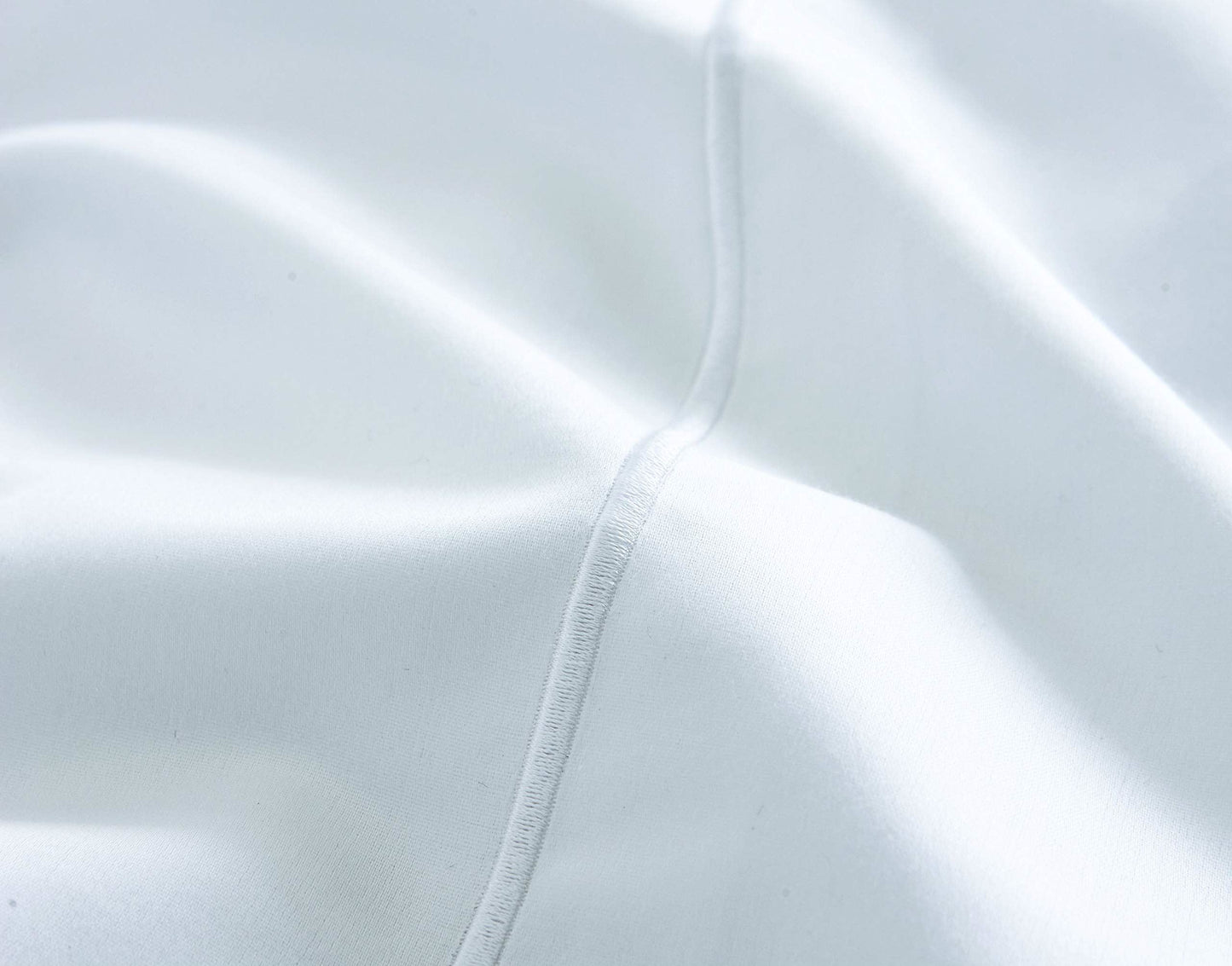 800 TC Cotton Sateen White Flat Sheet