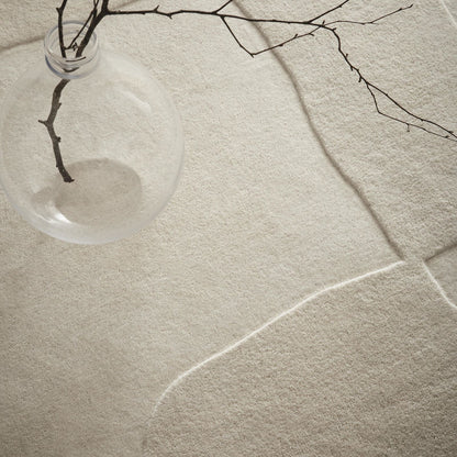 Origins Sculptured Boulder Cream Rug
