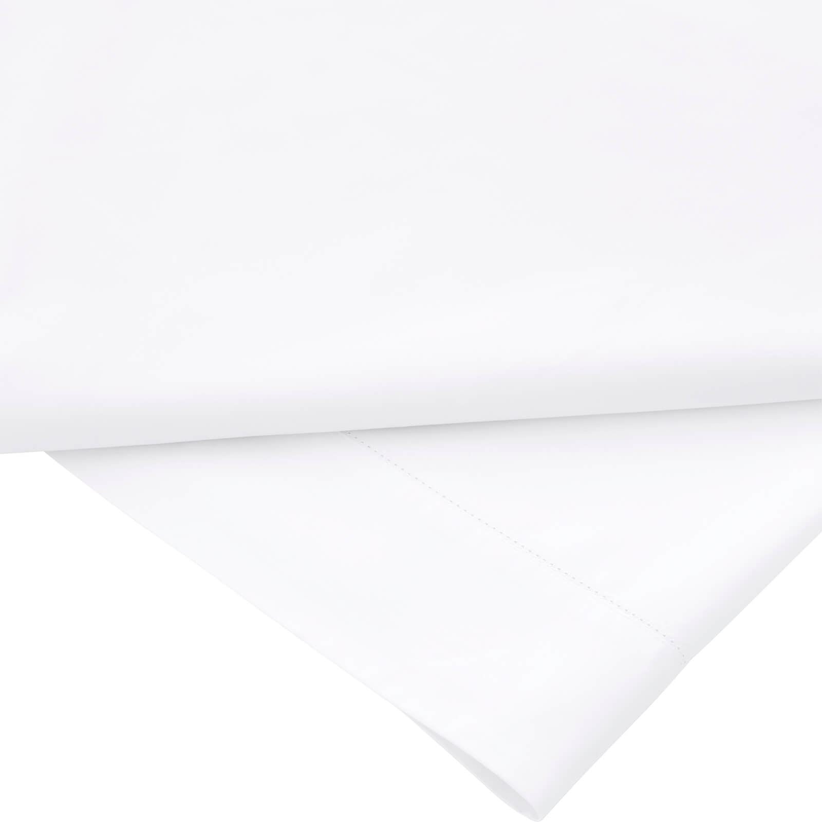 1000TC Cotton Sateen Snow Flat Sheet