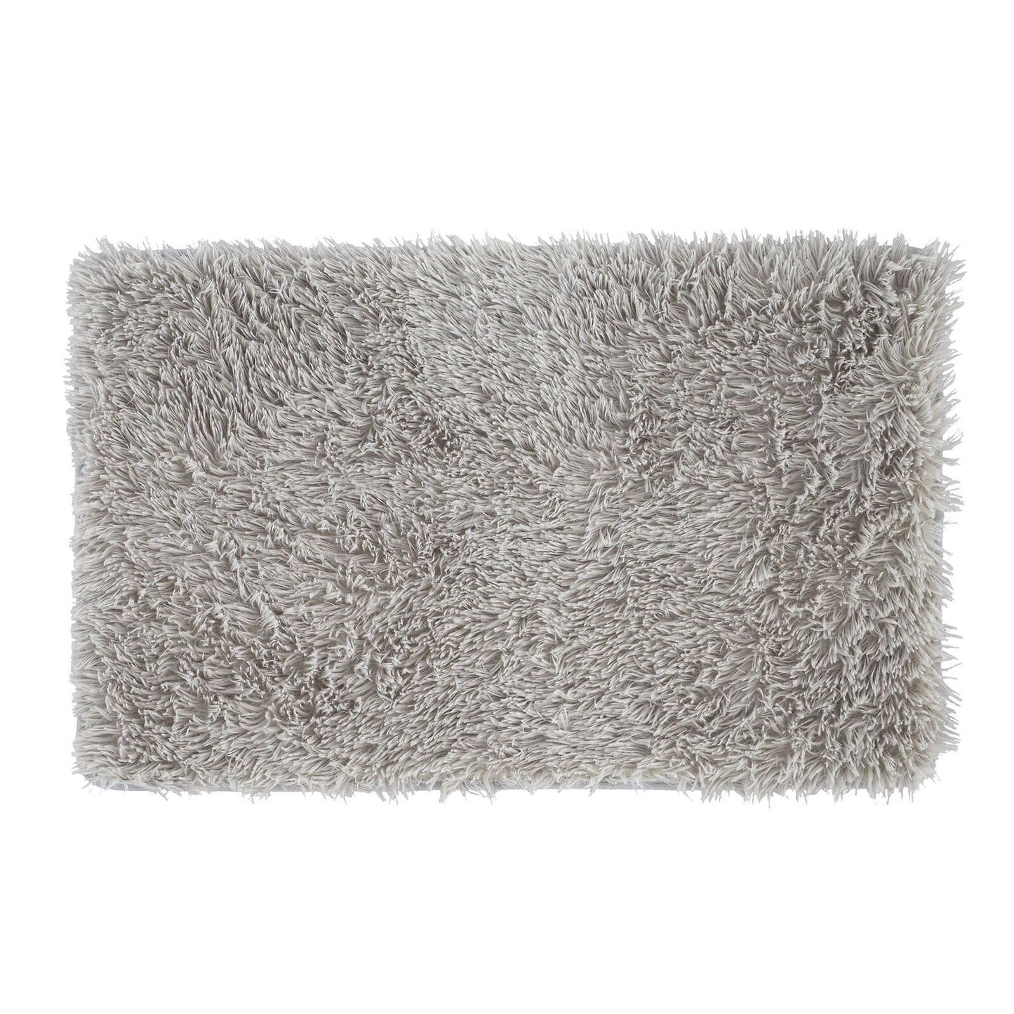 Cuddly Silver Bath Mat