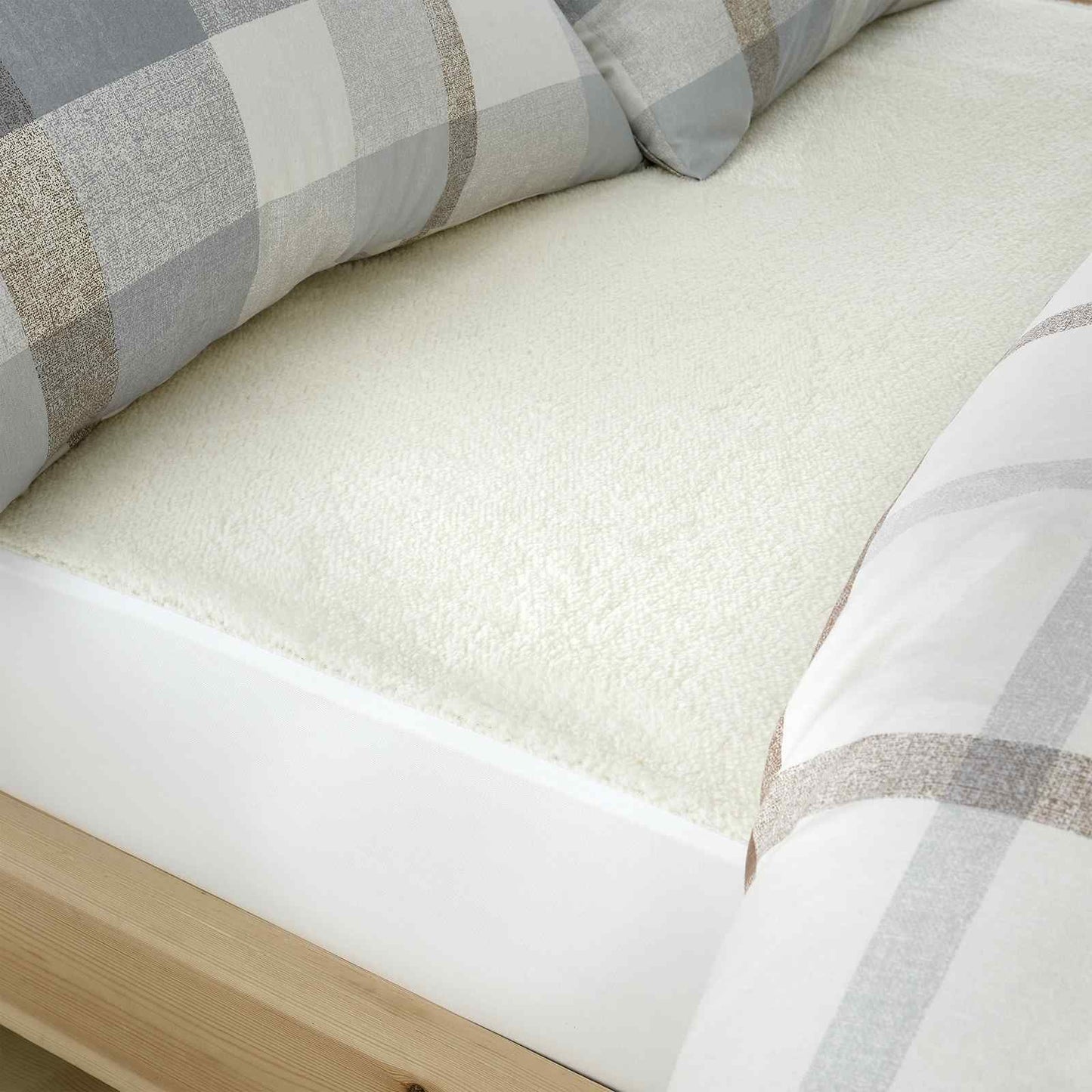 Thermal Fleece Fitted Underblanket ï¿½ Cream Under BlanketFitted Sheet