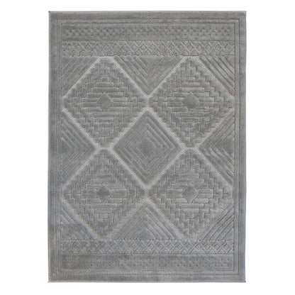 Malmo Tribal Grey Rug