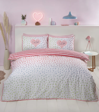 Dalmatian Blush Duvet Set